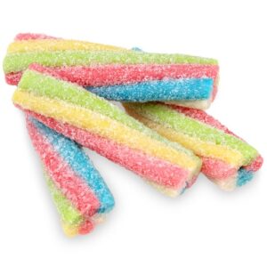 Fini Sour Rainbow Twister Licorice Bites 2.2lb Bag Bulk